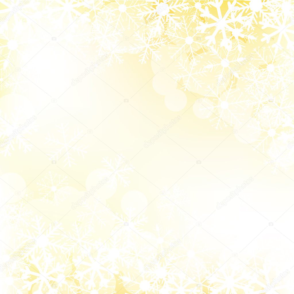 Vector christmas golden background