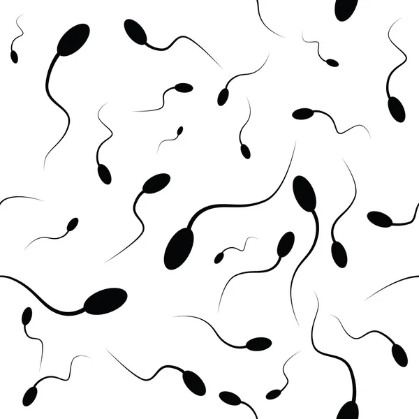 Illustrazione vettoriale dello spermatozoo — Vettoriale Stock