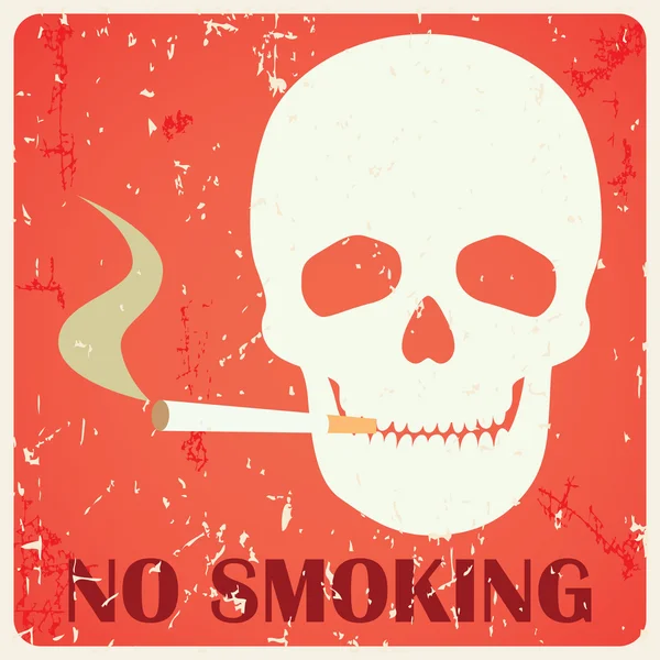 Знак "Курение запрещено" — стоковый вектор