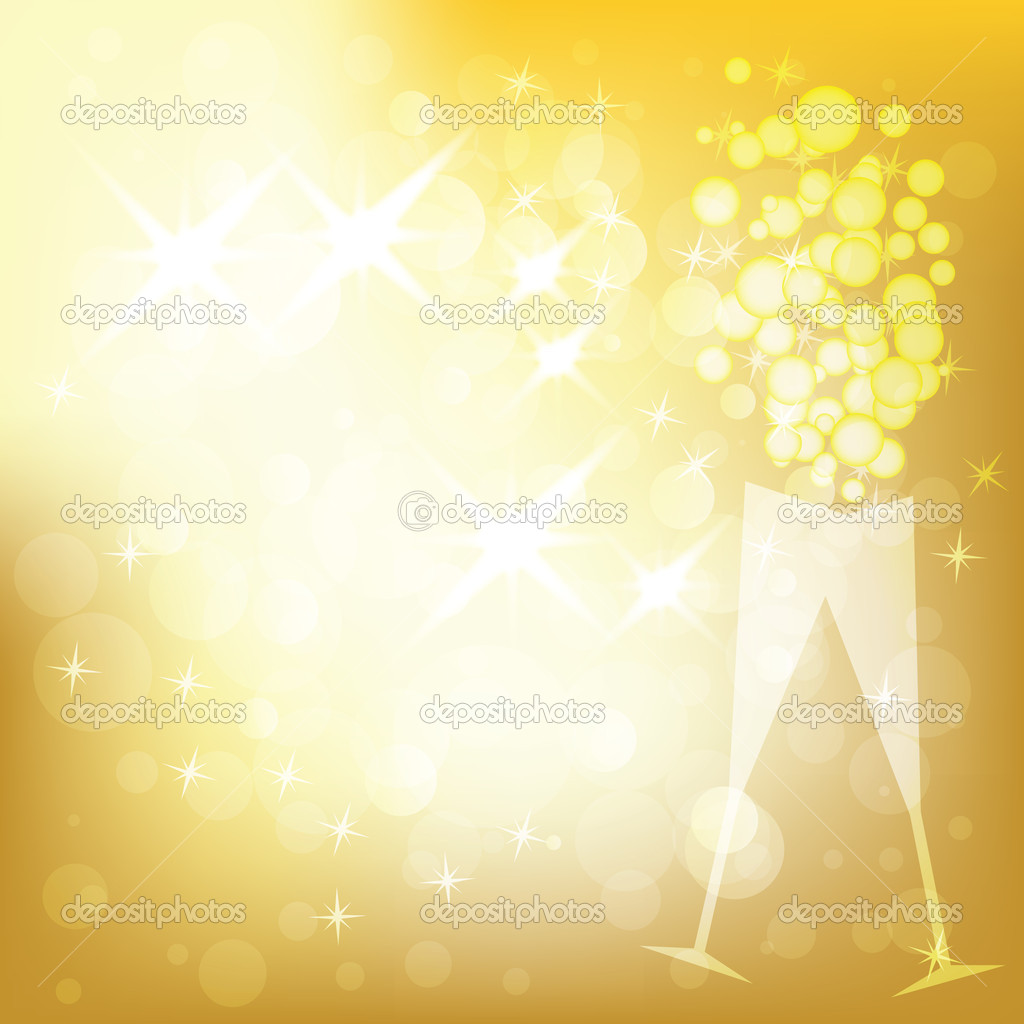 Vector holiday golden background