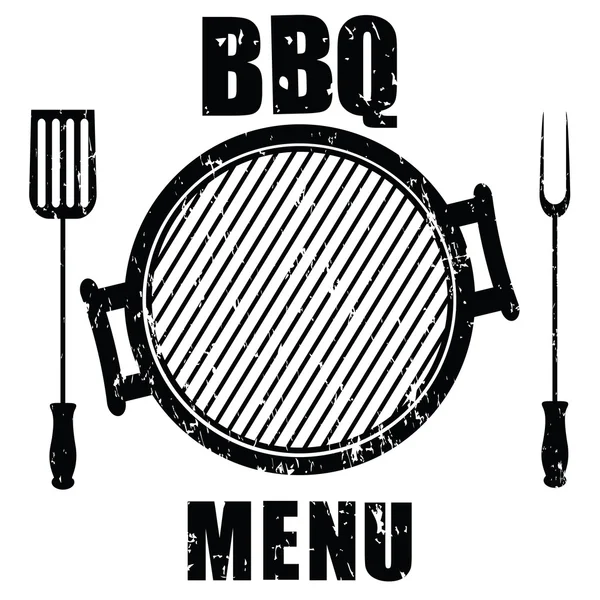 beyaz zemin üzerine izole grunge ızgara menü vektör