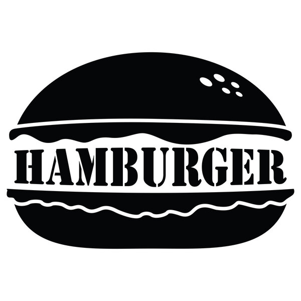 Hamburger icon isolated on white background, vector