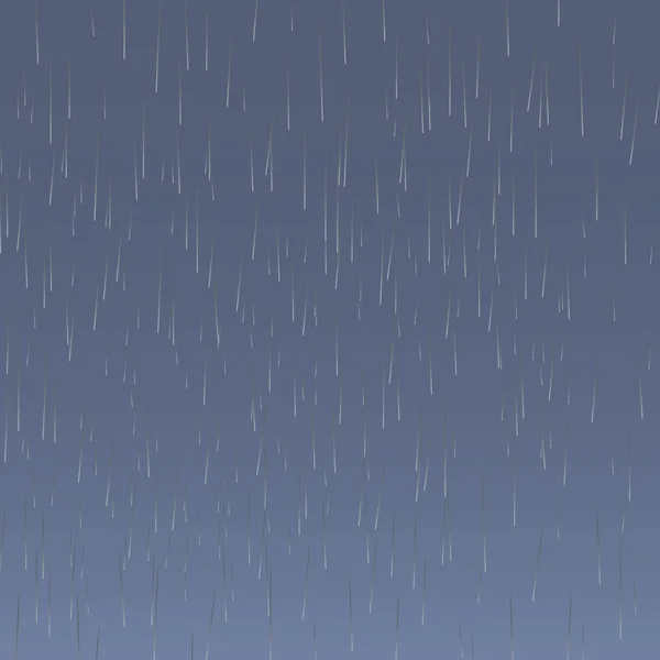 Regen als Hintergrund, Vektor — Stockvektor