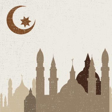 Ramazan kareem için arka plan, vektör