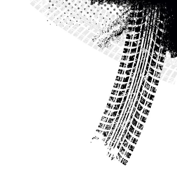 Grunge siyah lastik parça ile arka plan, vektör 