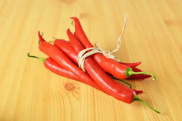 Martwa czerwony gorący papryki chili — Zdjęcie stockowe