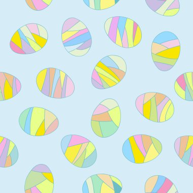 Dikişsiz Paskalya yumurta desen