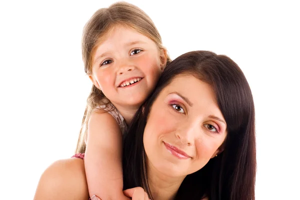 Joven madre e hija Imagen de stock