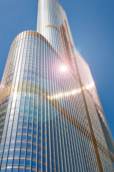 Rascacielos modernos en Chicago en un día de verano — Foto de Stock