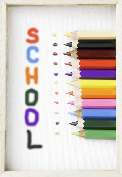 Set of color pencils — Stock Photo, Image