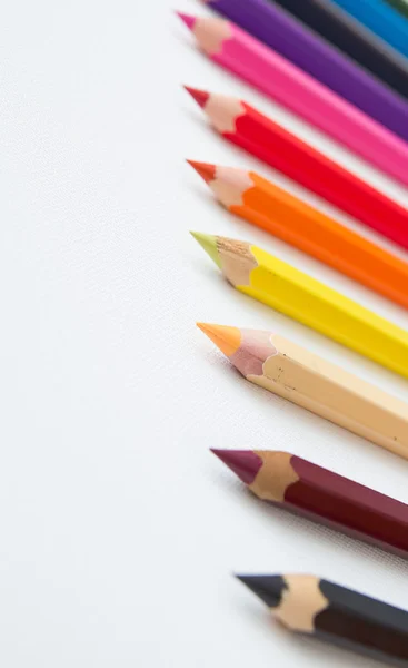 Set of color pencils Stock Picture