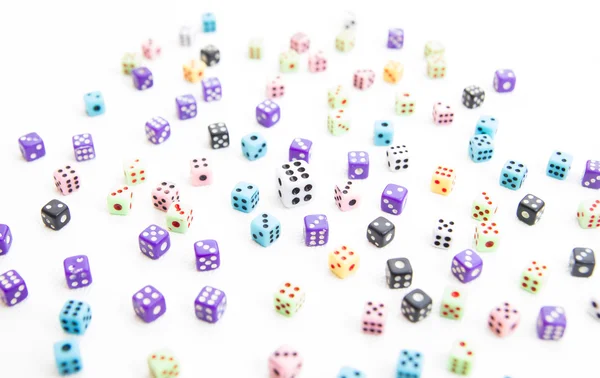 Set van een heleboel gekleurde kubussen — Stockfoto