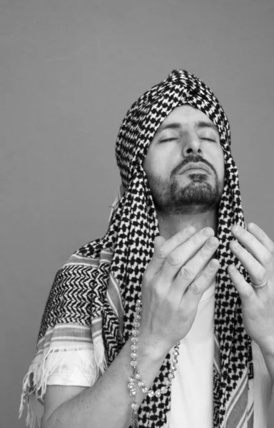 Arab muslim man with turban — Stock Photo, Image