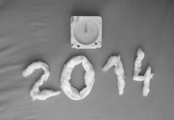 2014 - очікування нового року — стокове фото