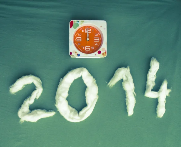 2014 - wachten voor het nieuwe jaar — Stockfoto