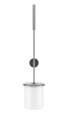 Beyaz arka plan üzerinde izole tuvalet fırçası