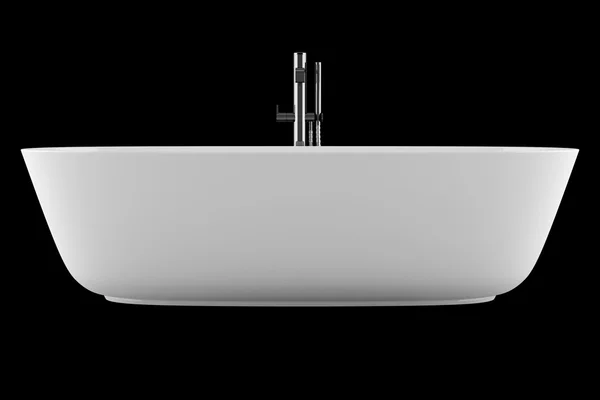 Bathtub isolated on black background — Stock Photo, Image