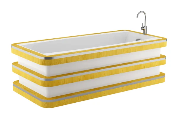 Modern bathtub isolated on white background — Stock Photo, Image