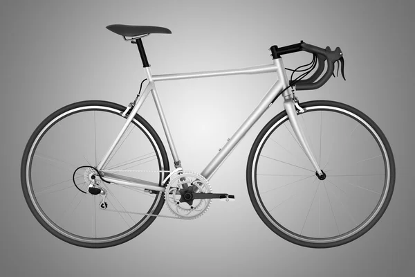 Sport bicycle isolated on gray background — Stock Photo, Image