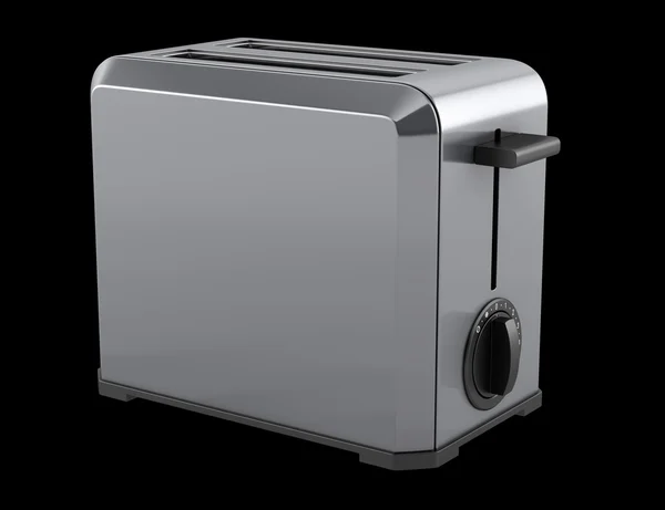 Siyah arka plan üzerine izole tost makinesi — Stok fotoğraf