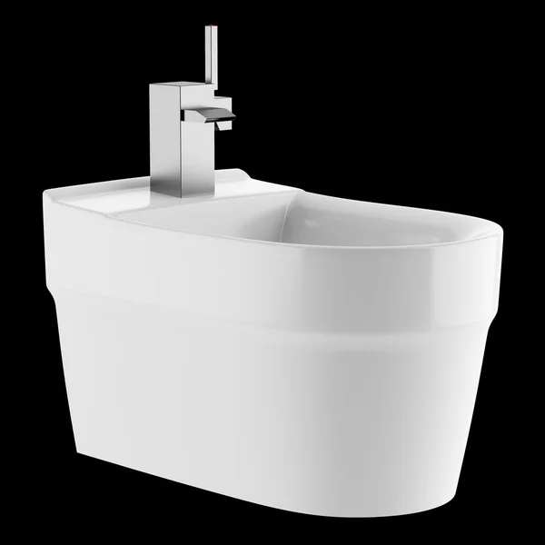 Plantilla de la colección de baño realista. Blanco inodoro limpio