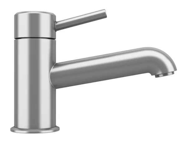 Moderno rubinetto isolato su sfondo bianco — Foto Stock