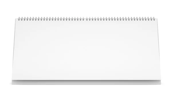 Календарь рабочего стола на белом фоне — стоковое фото