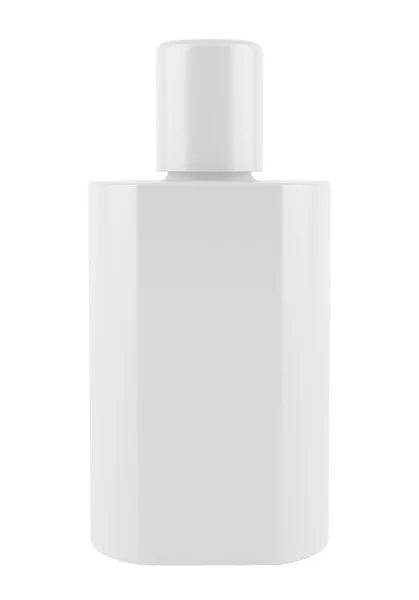 Blank shampoo bottle isolated on white background — Stock Photo, Image