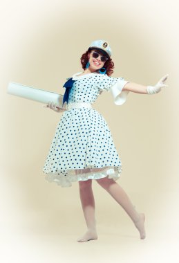 Pin-up kızı. Amerikan tarzı