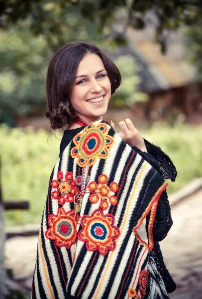 The nice young girl outdoor — Stock Photo, Image