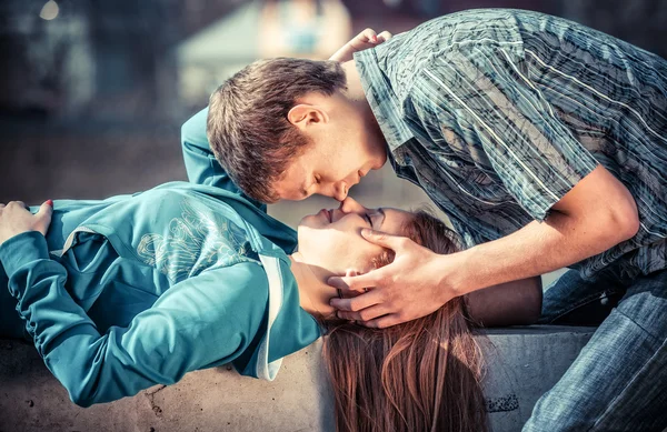 Young couple in love Stock Image