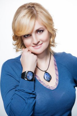 akşam Makyajlı kadın