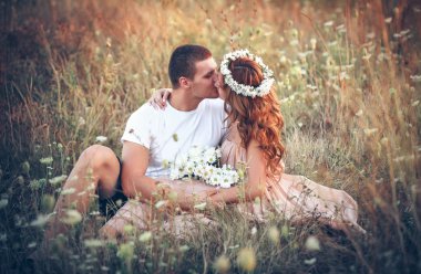 genç bir çift arasında aşk