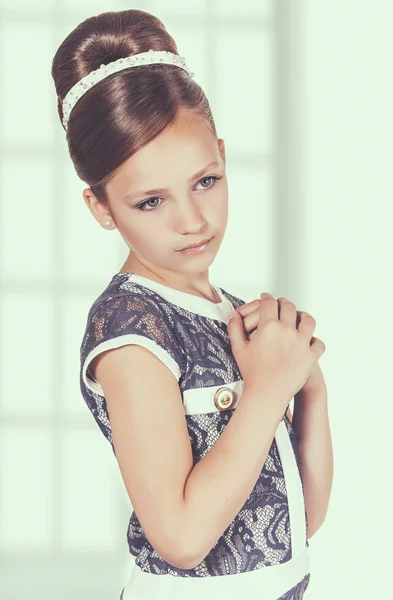 Fashion kid girl — Stock Photo, Image