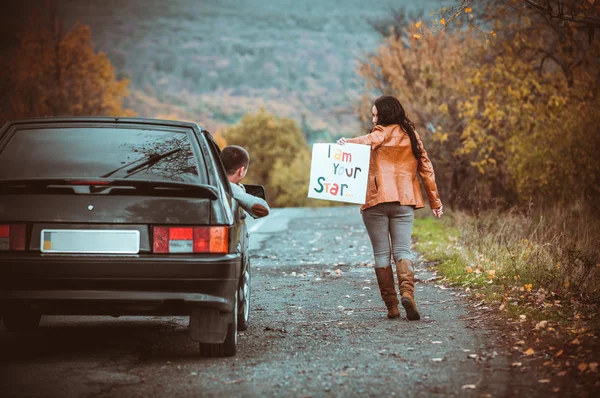 Première connaissance du jeune couple — Photo