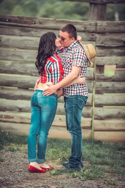 Familie wachten baby — Stockfoto