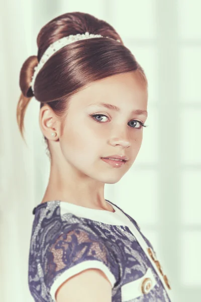 Дитина дівчина моди — стокове фото