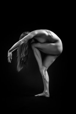 çıplak seksi Bayan dansçı