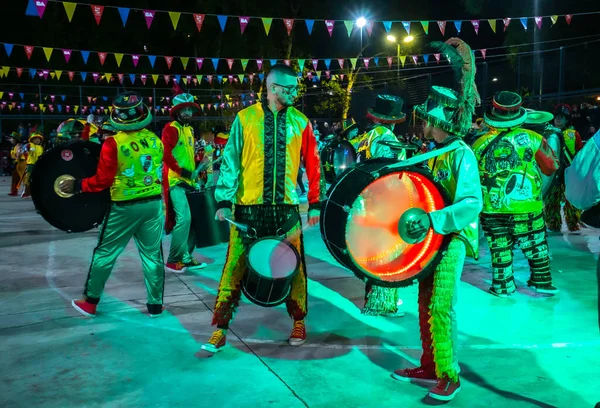 Buenos Aires Argentina Fevereiro 2022 Participantes Carnaval Buenos Aires Argentina — Fotografia de Stock