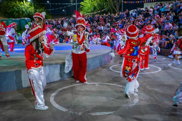 Buenos Aires Argentinië Februari 2022 Deelnemers Aan Het Carnaval Buenos — Stockfoto