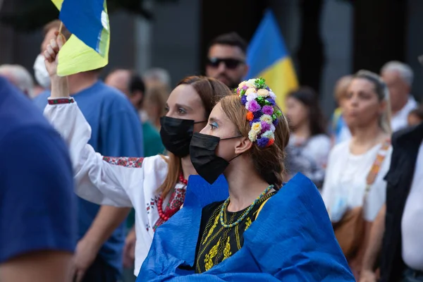 Μαρτίου 2022 Μπουένος Άιρες Αργεντινή Συμμετέχοντες Της Πορείας Για Την — Φωτογραφία Αρχείου