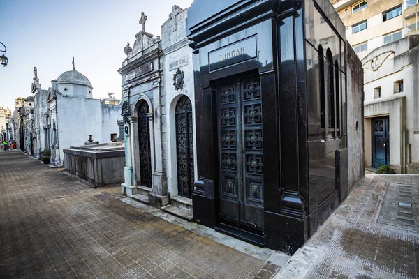 Buenos Aires Argentina 2022 Cripte Cimitero Della Recoleta Buenos Aires — Foto Stock