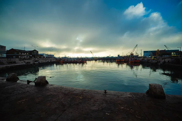 Mar Del Plata Αργεντινή 2022 Αλιευτικό Λιμάνι Στη Μαρ Ντελ — Φωτογραφία Αρχείου