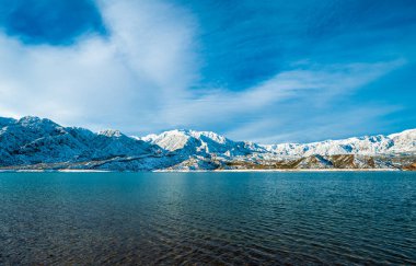 Mendoza Arjantin 'in Potrerillos bölgesindeki And Dağları sıradağları