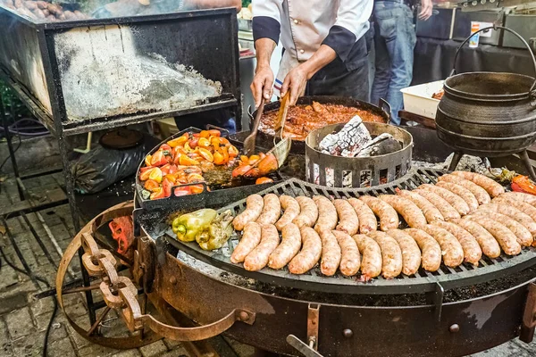 Sausages Grill Traditional Argentinean Food — Stock Photo, Image