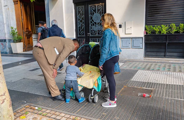 Buenos Aires Argentina 2022 Crianças Bolivianas Celebram Cultura Tradições Comunidade — Fotografia de Stock