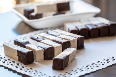 Marshmallow tatlı postre Yaklaş