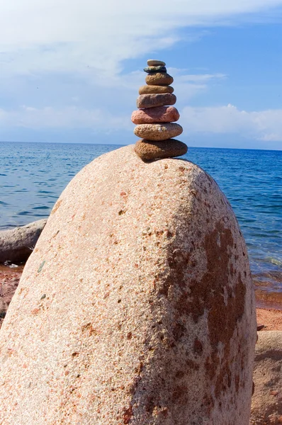 Pila de piedras zen —  Fotos de Stock