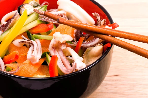 Salad from seafood — Stock Photo, Image