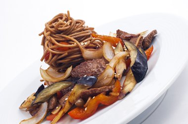 et ve sebze ile yapıştırmak